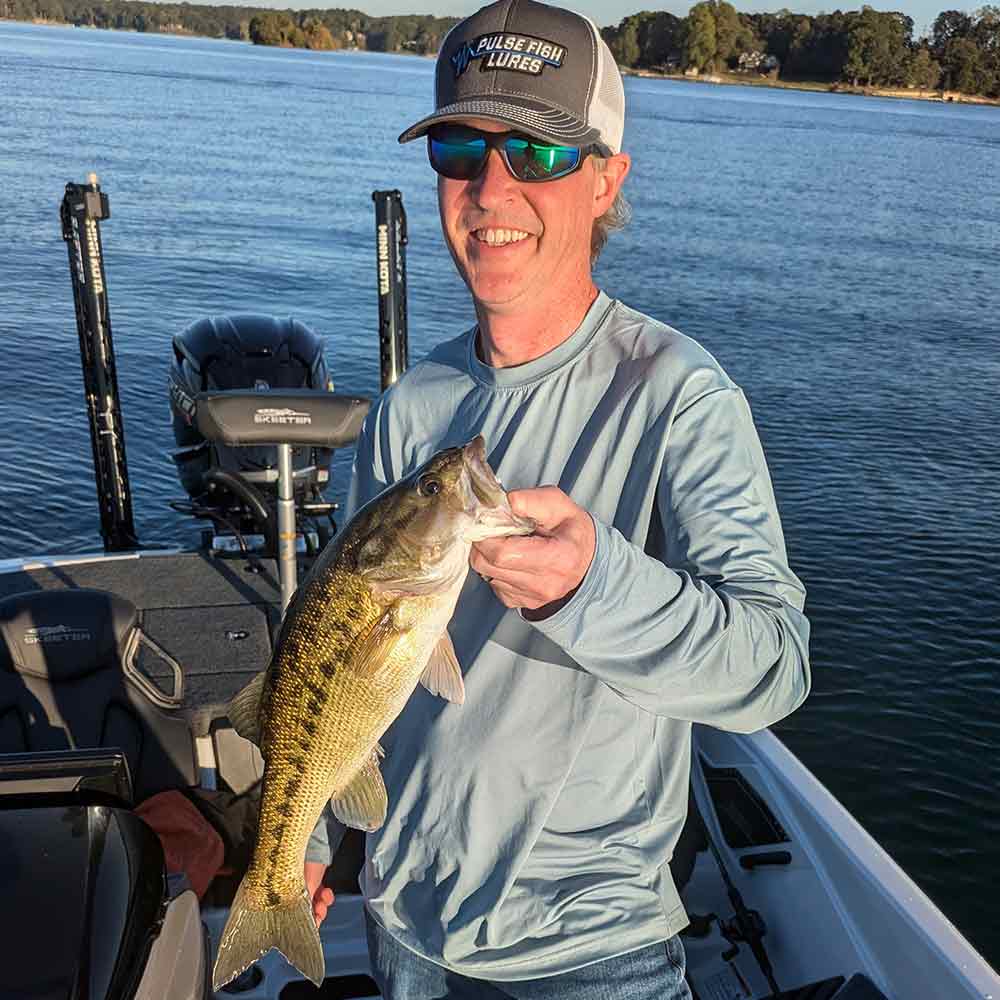 Caught on top this week with Guide Charles Townson