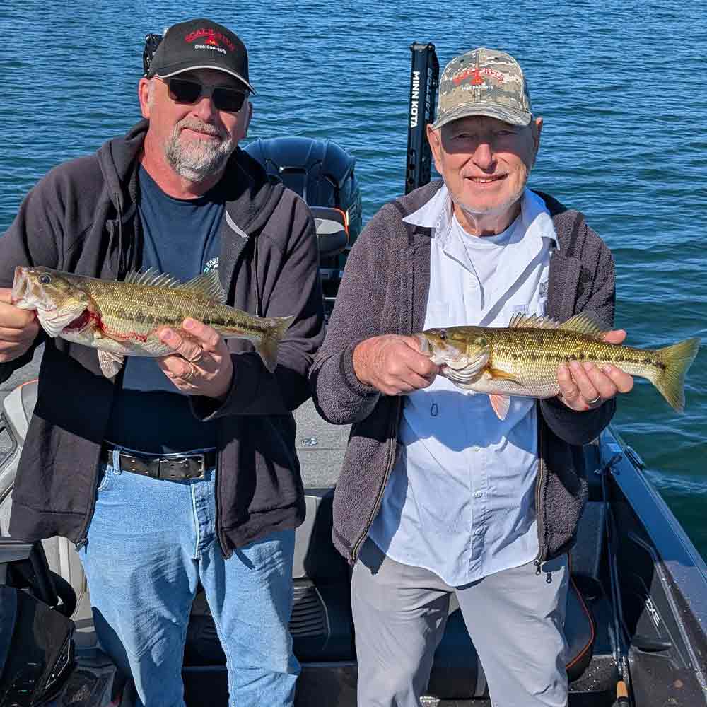Caught on a drop shot with Guide Charles Townson