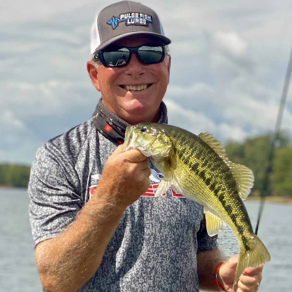 Charles Townson caught this fish on topwater this week