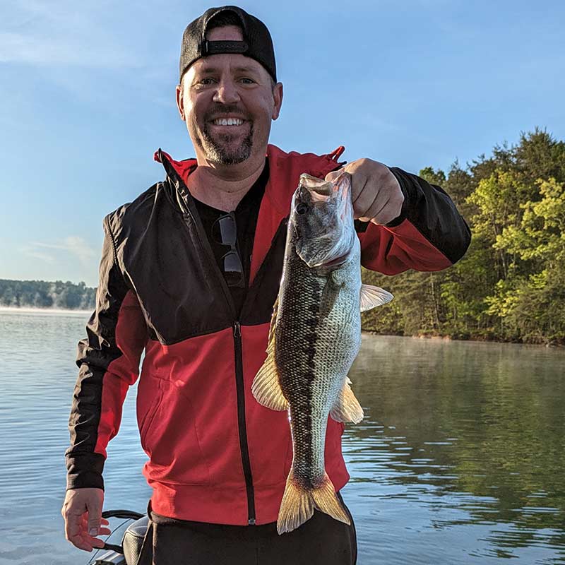 Caught on top with Guide Charles Townson yesterday