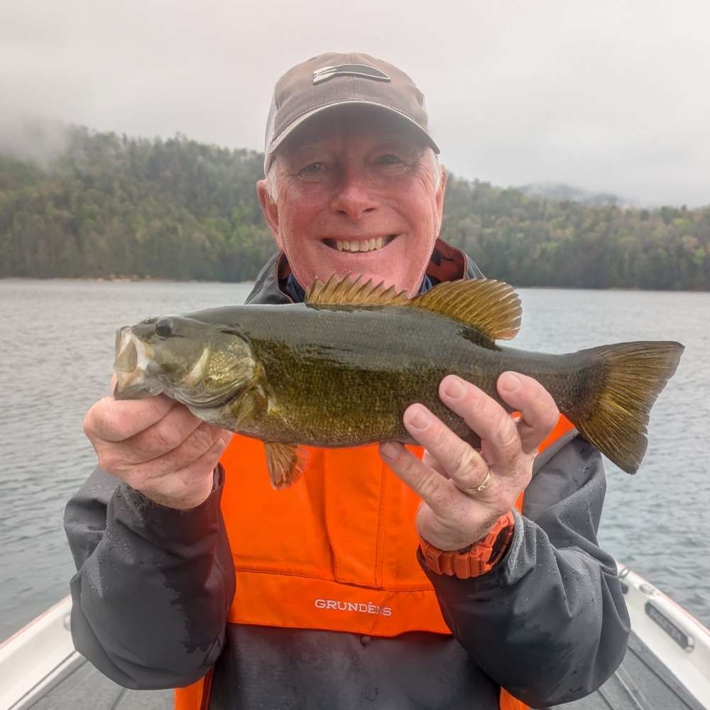 Charles Townson caught this smallmouth on a recent trip to Jocassee - the first time he's been in a while! 