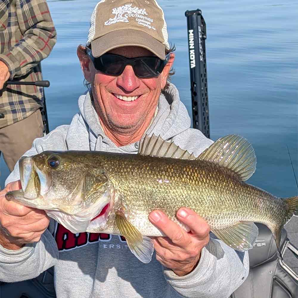 Caught on a swimbait this week with Guide Charles Townson