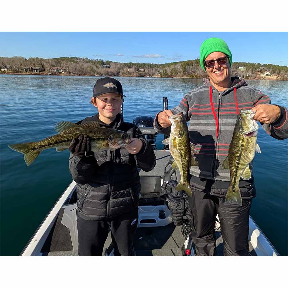 Caught on a spoon this week with Guide Charles Townson - likely his last very deep fish of the winter! 