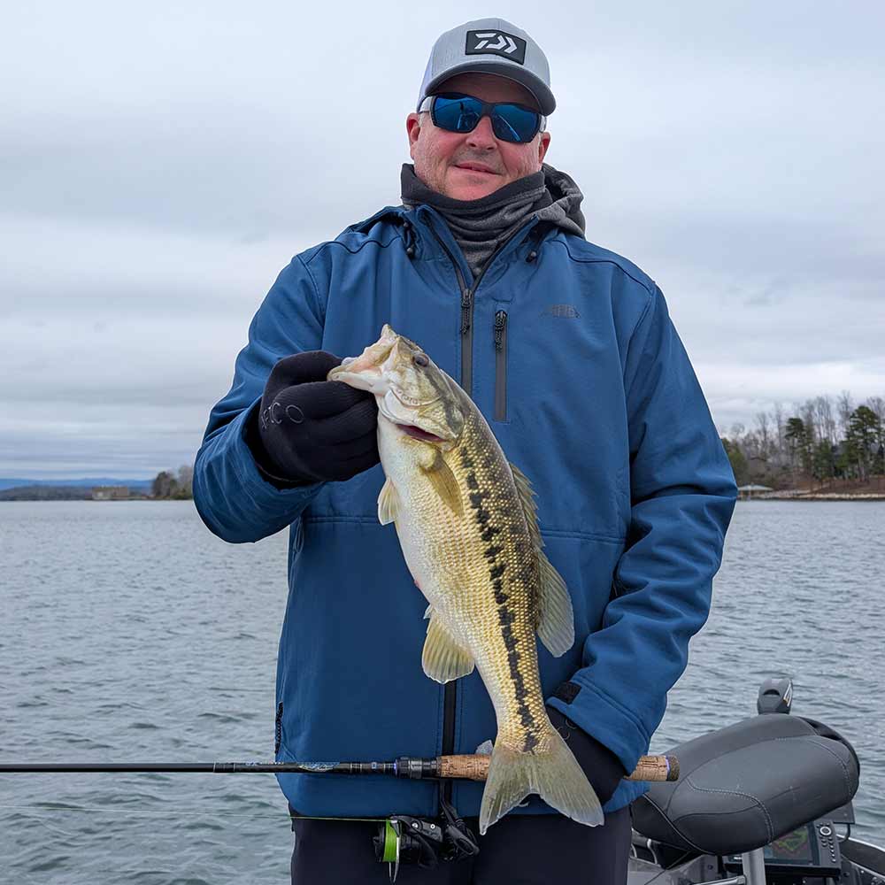 Caught on a shaky head this week with Guide Charles Townson