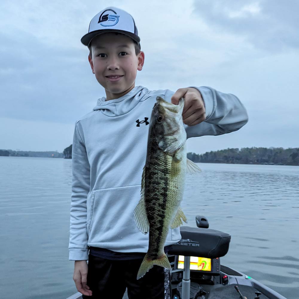 Caught on a swimbait yesterday with Guide Charles Townson