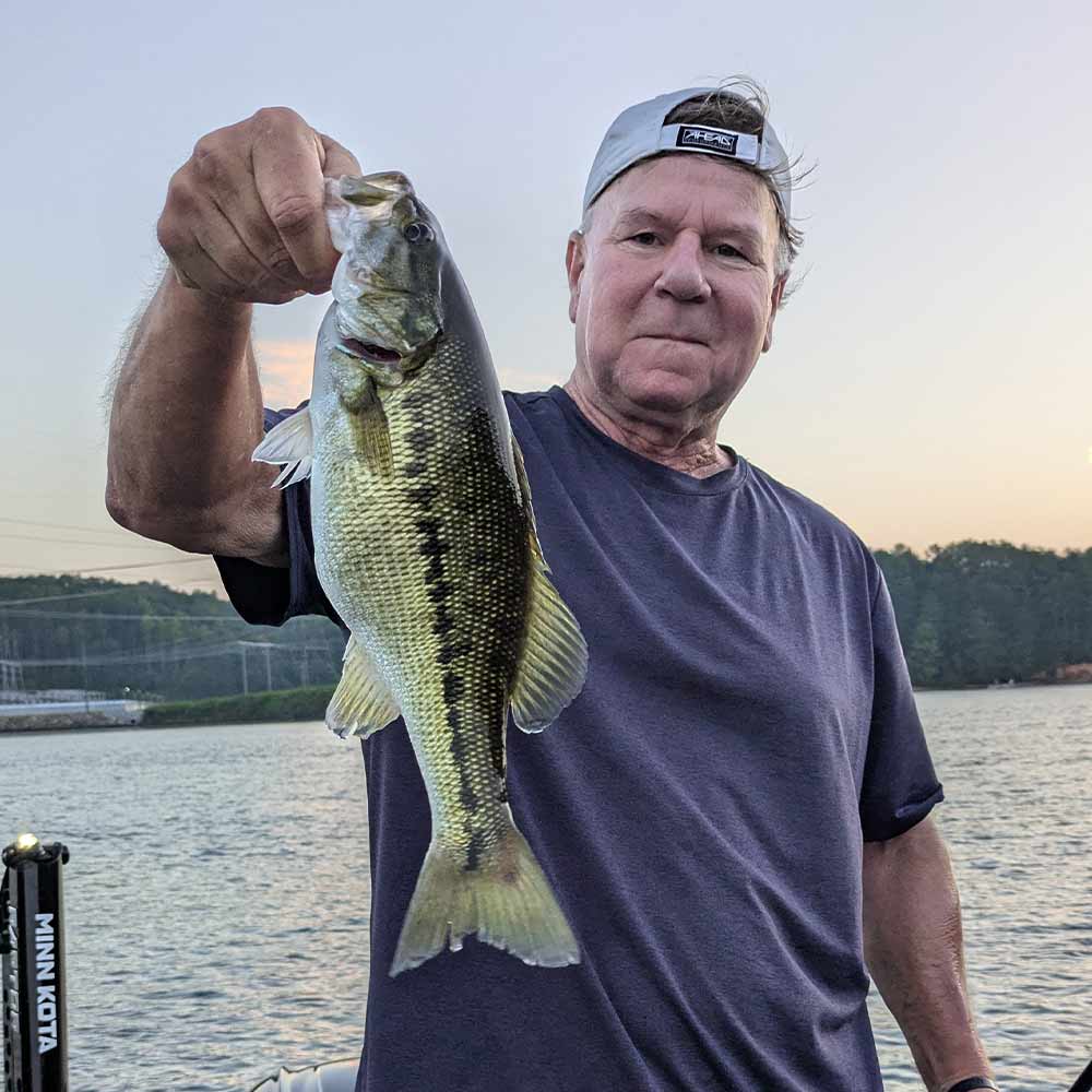 Caught on top this week with Guide Charles Townson