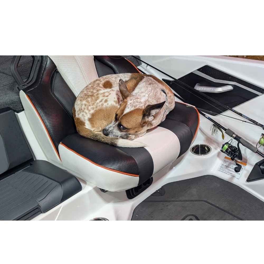 Charles got on the water early - and his fishing buddy needs a nap