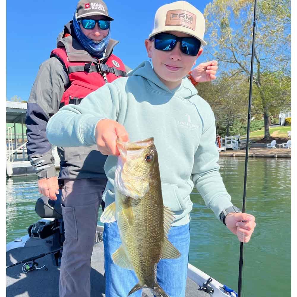 Caught on a Ned rig this week with Guide Charles Townson