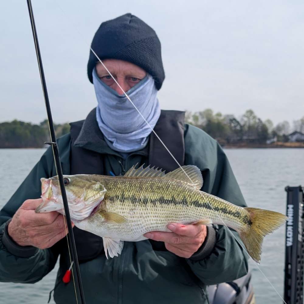 Caught on a jig yesterday with Guide Charles Townson
