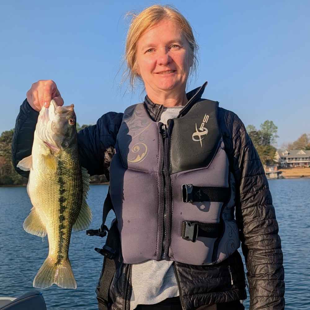 Spotted bass caught this week with Guide Charles Townson