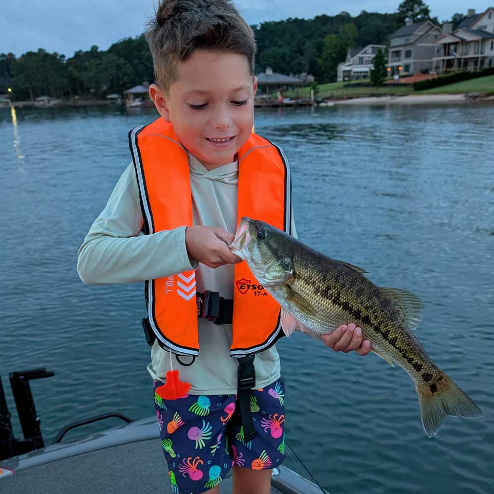 Caught on a drop shot yesterday morning with Guide Charles Townson