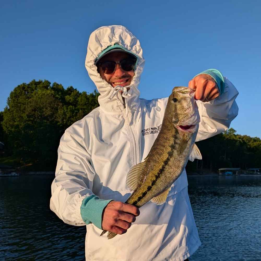 Caught on top this week with Guide Charles Townson