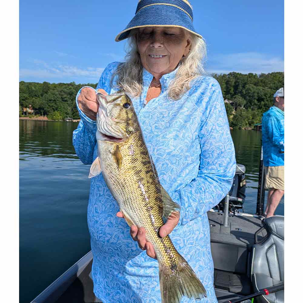 Caught with Guide Charles Townson this morning on a drop shot in 60 feet