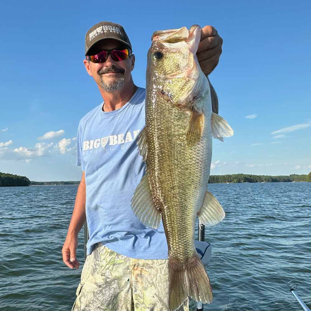 Eric Enlow with a Monticello pig