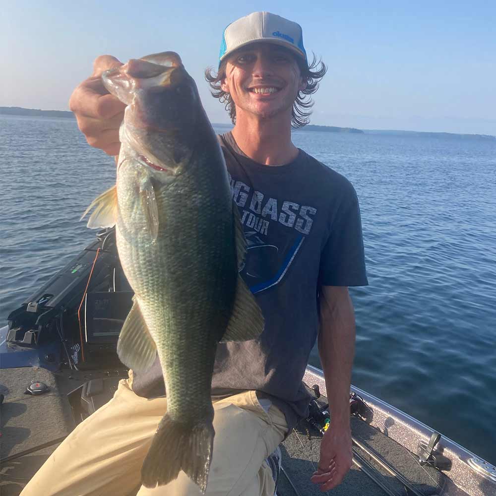 Hunter Enlow with a good one caught "shaking a minnow" this weekend