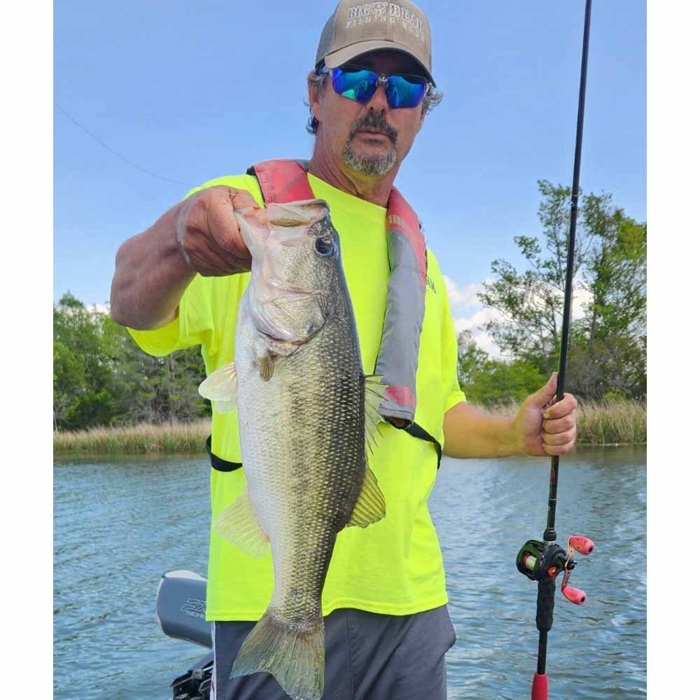 Eric Enlow with a healthy largemouth