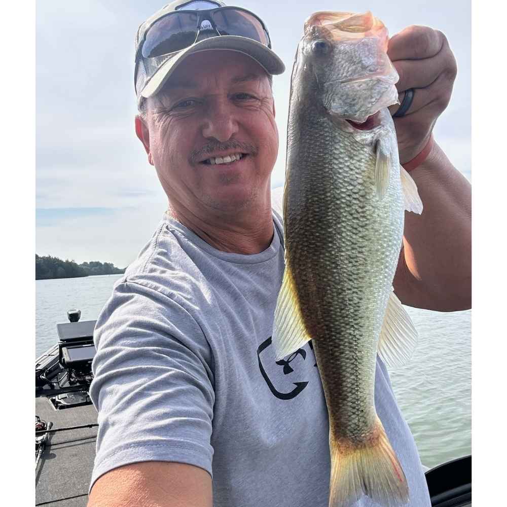 Caught Tuesday on a Carolina rig on Monty - photo courtesy of Eric Enlow