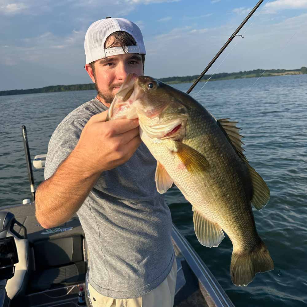 Hunter Enlow put a buddy on this fish Tuesday