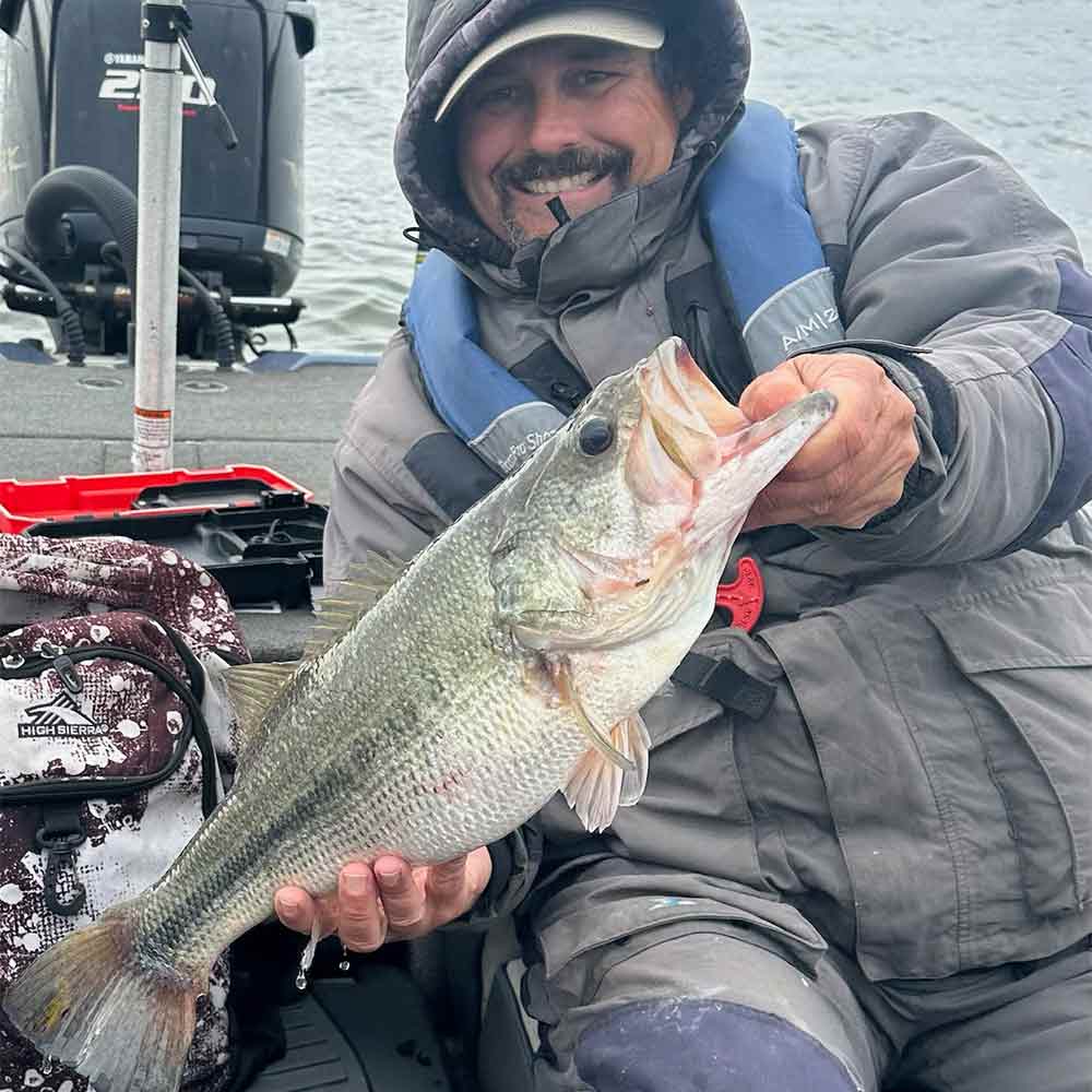 Eric Enlow with a good one caught in the timber