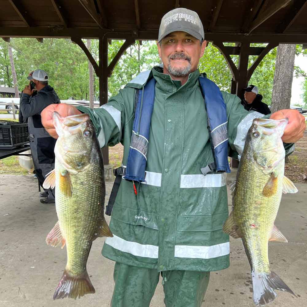 Eric Enlow with a couple of good tournament fish