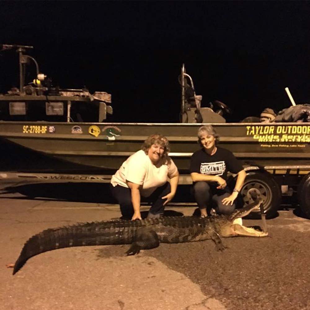 And when he's not fishing ... Captain Brad Taylor's night job this month