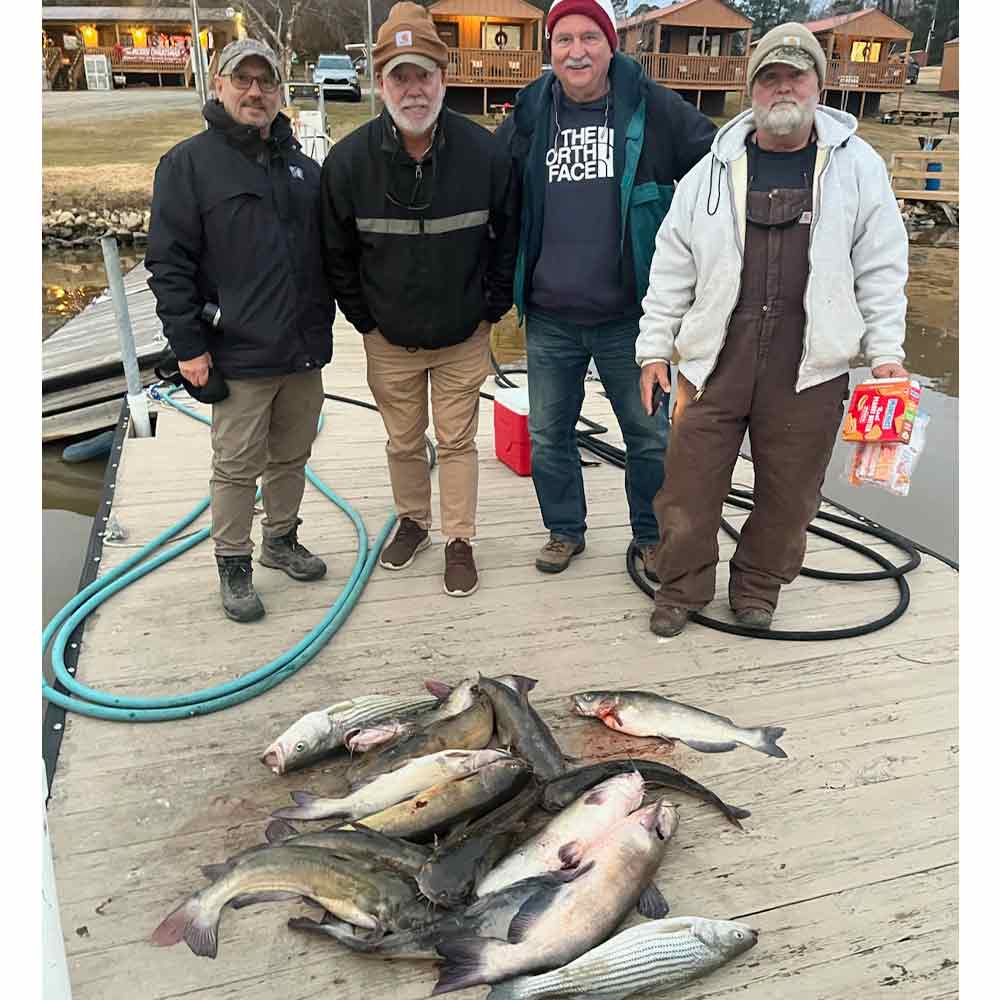 Captain Brad Taylor catches catfish, too! 