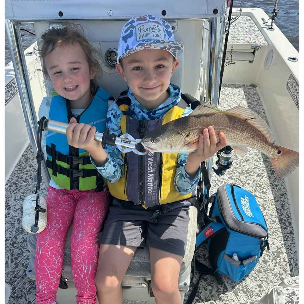 Happy campers this week with Captain Smiley Fishing Charters