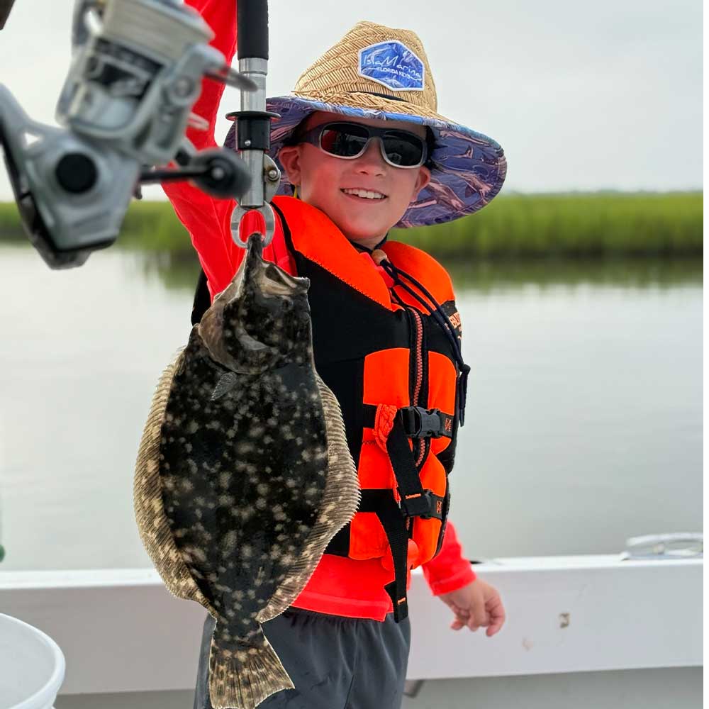 This morning with Captain Smiley Fishing Charters