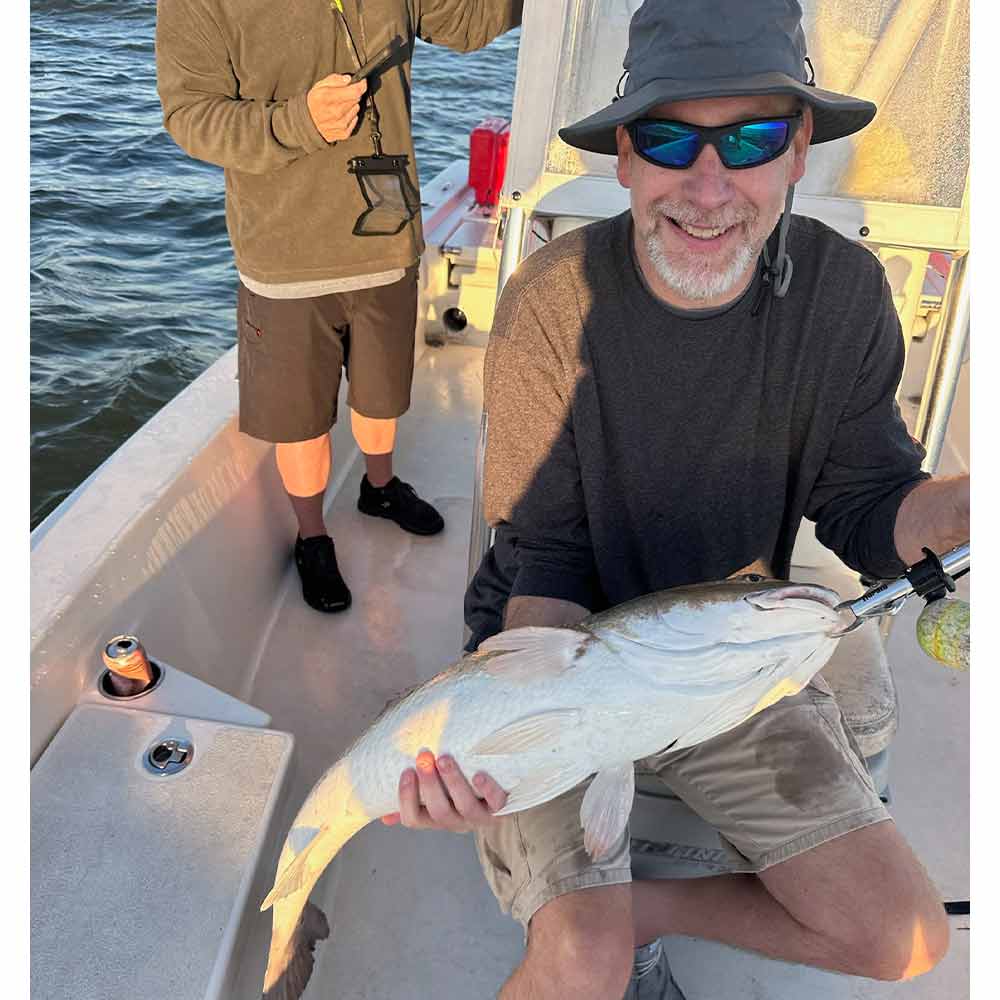 This morning with Captain Smiley Fishing Charters