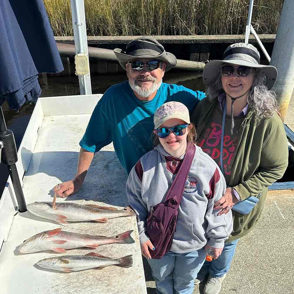 With Captain Smiley Fishing Charters