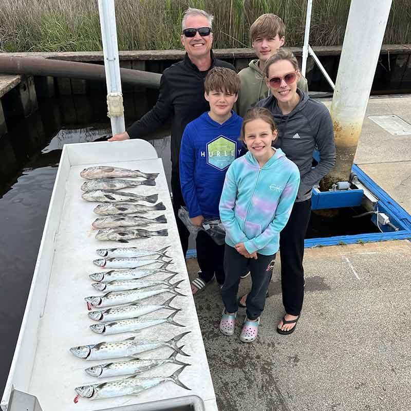 This weekend with Captain Smiley Fishing Charters