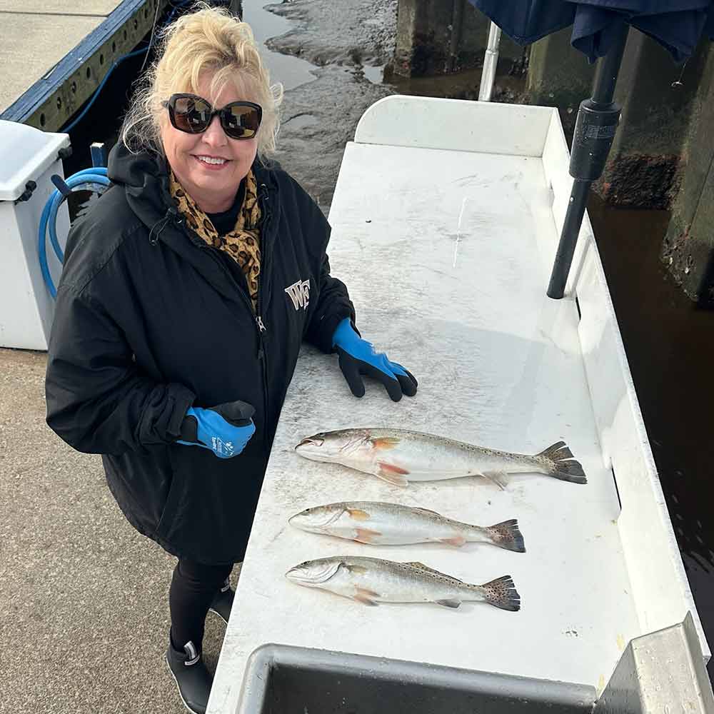 This week with Captain Smiley Fishing Charters