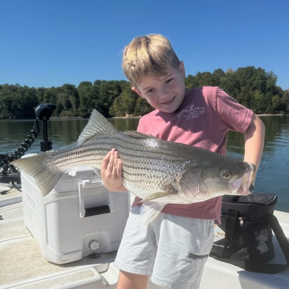A good one caught by a young angler yesterday with Guide Jerry Kotal 
