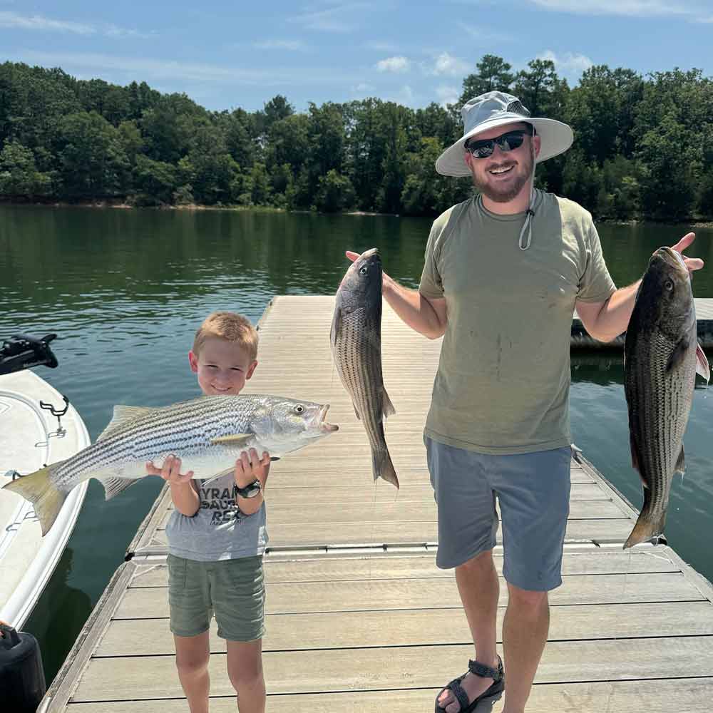 With Guide Jerry Kotal on Lake Russell