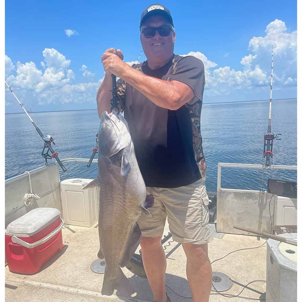 A good one caught deep drifting this weekend with Captain Stevie English