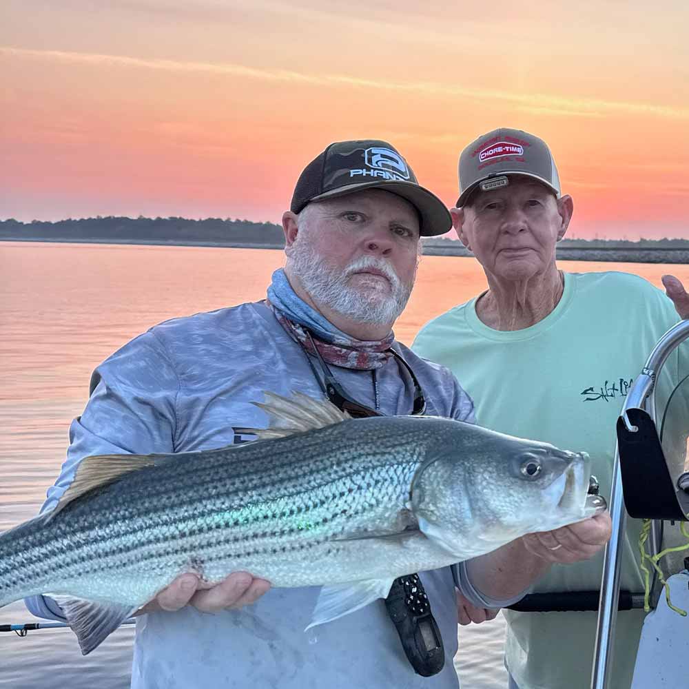 Captain Joe Dennis's boat with a good one