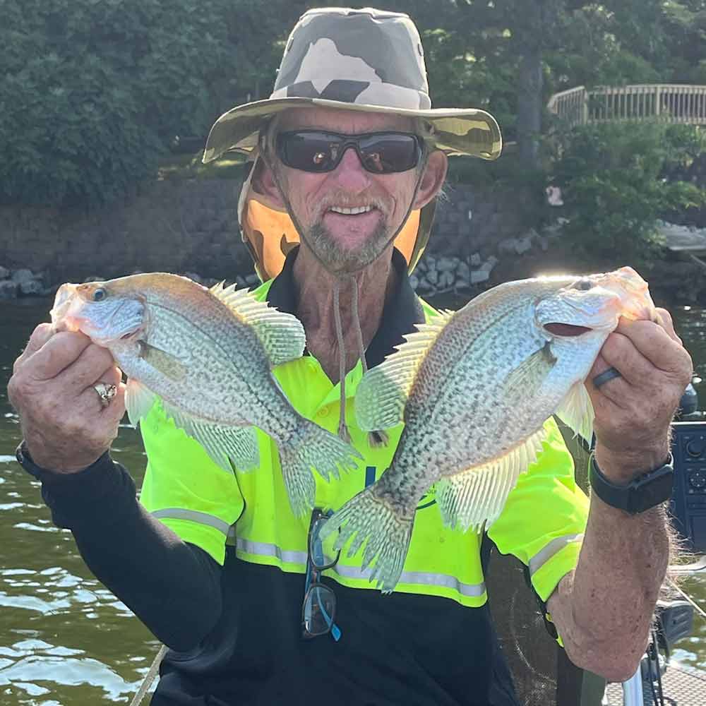 Will Hinson guided a friend to these crappie this week