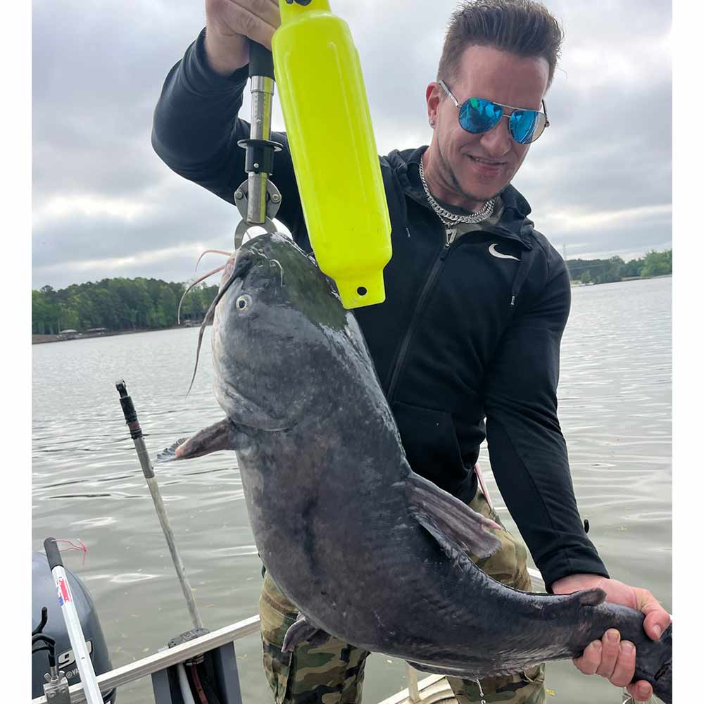 A big blue caught with Captain Rodger Taylor