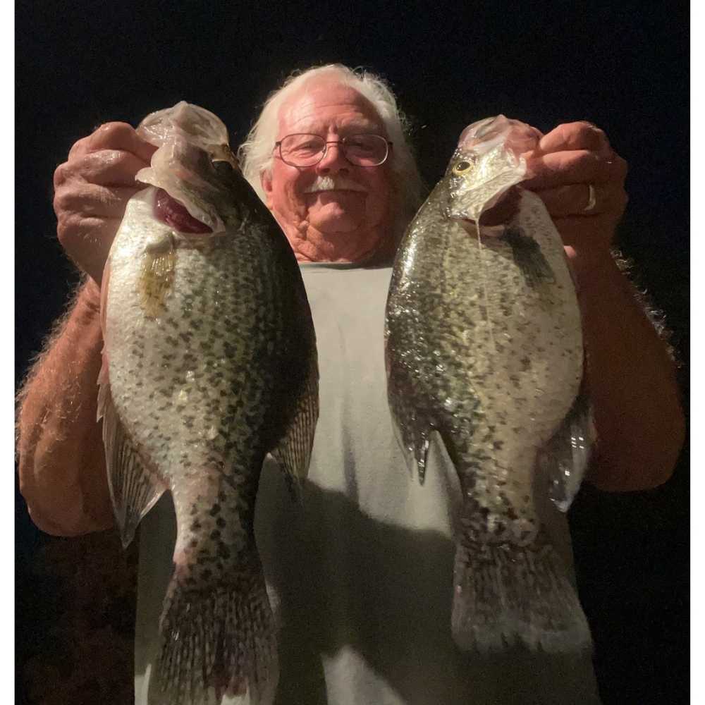 Will Hinson with a couple of recent Wateree slabs