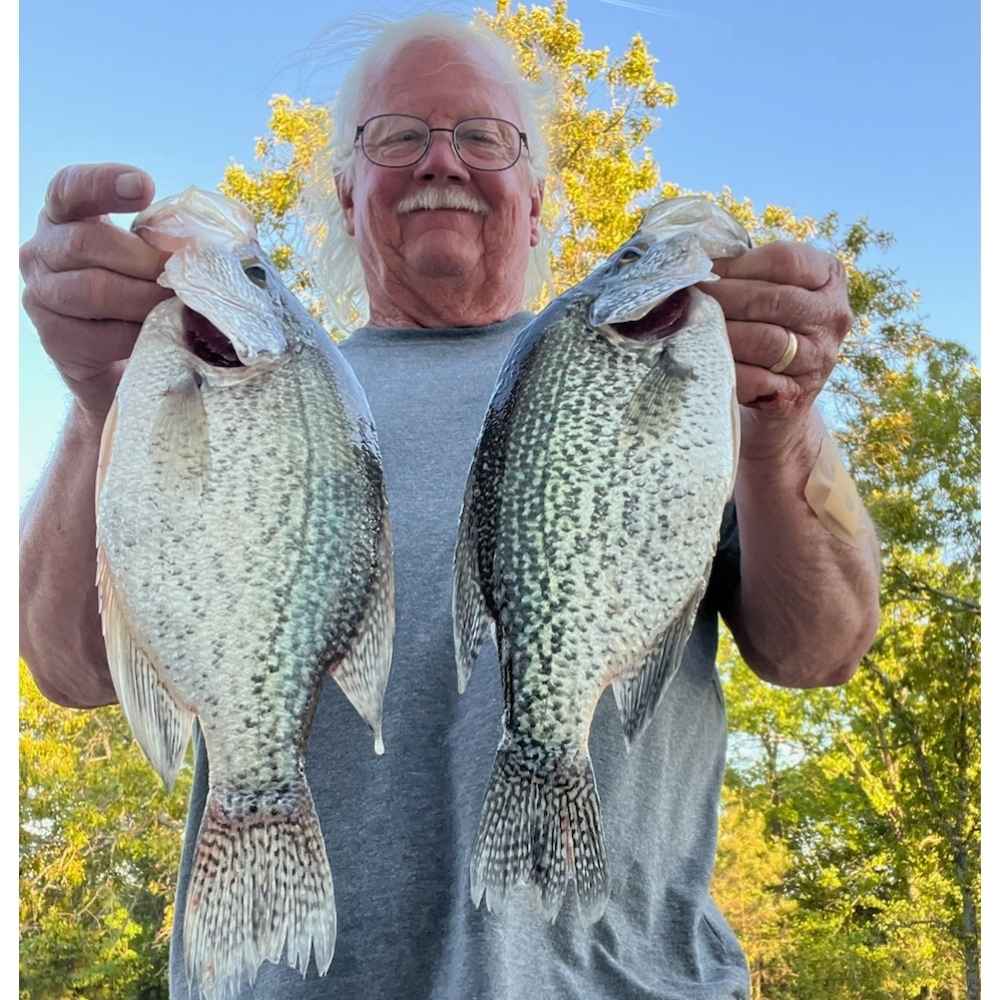 Will Hinson with a pair of nice Wateree fish caught this week