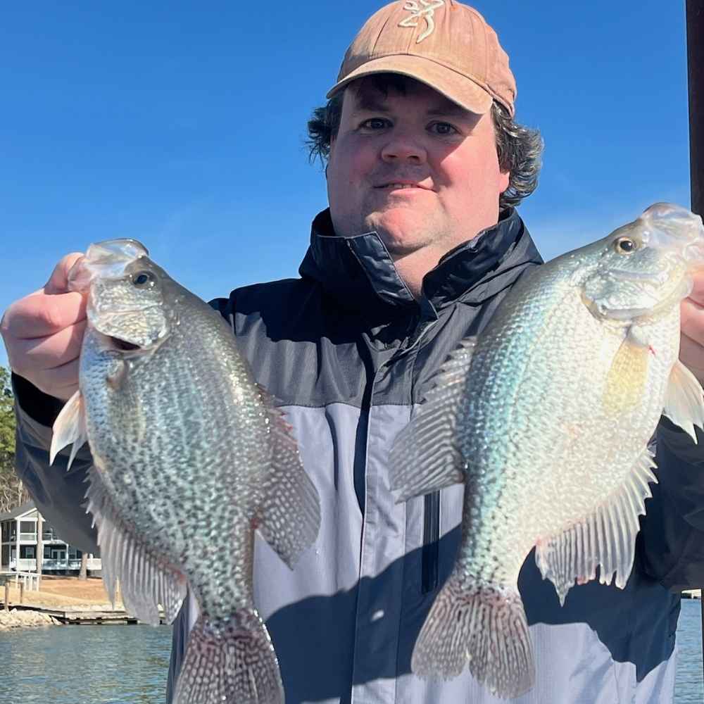 Hunter Hudson with some nice fish caught yesterday with Will Hinson