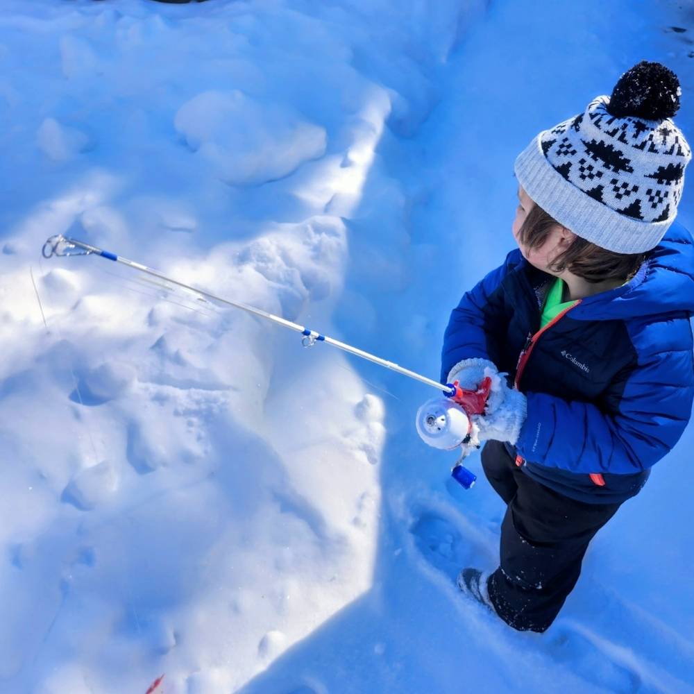 About the only fishing going on at Lake Wylie this week