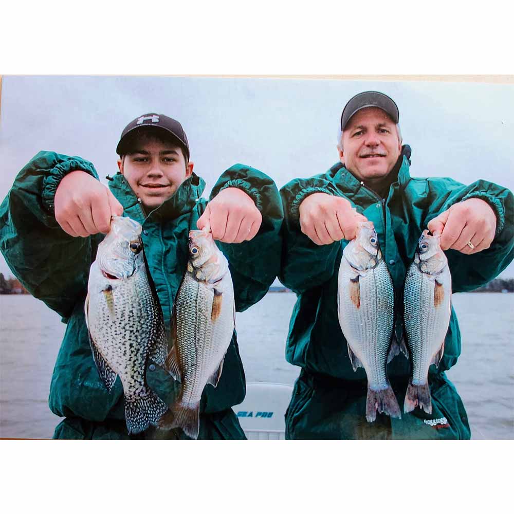 Filling coolers with Captain Chris Nichols