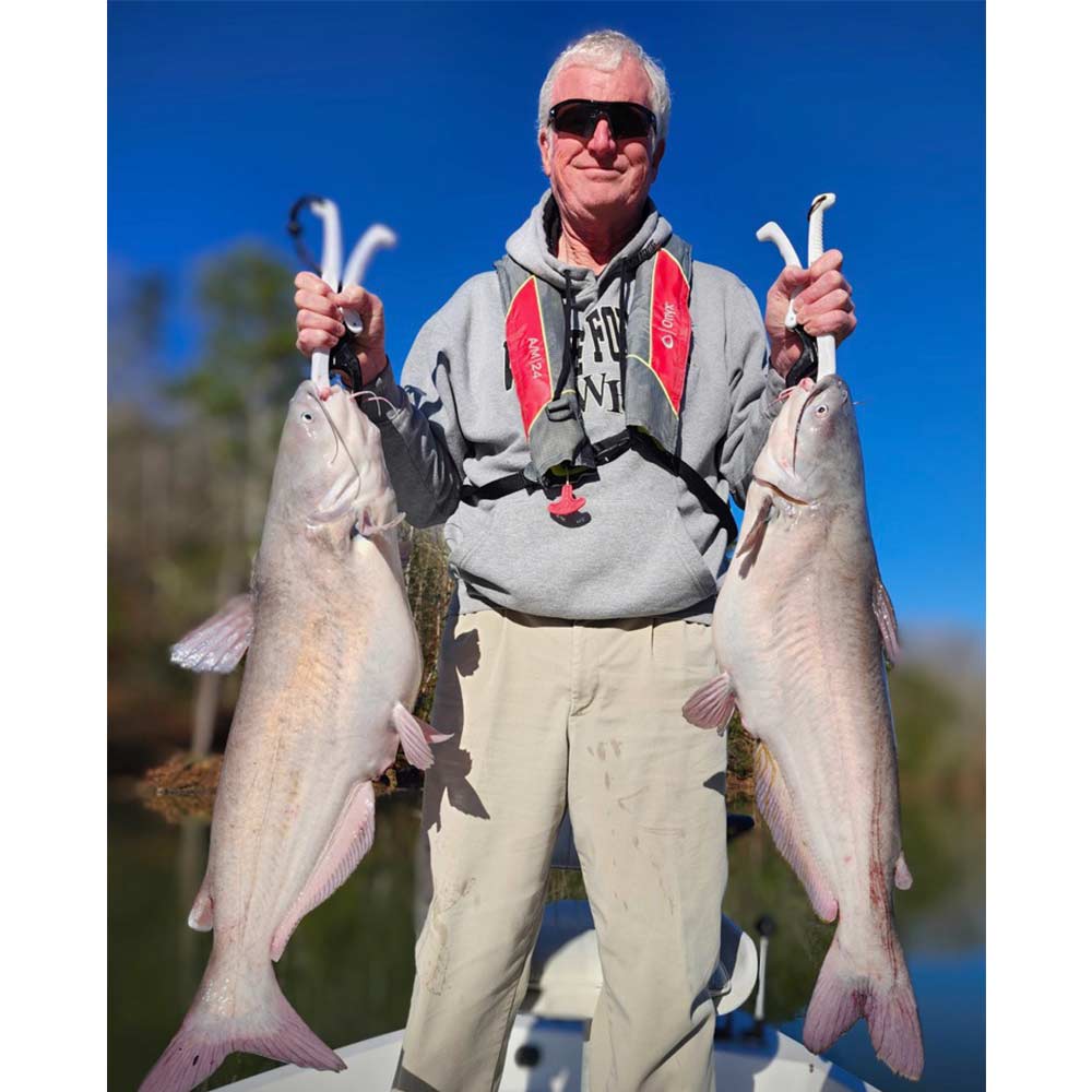 Two of many big 'uns caught Tuesday with Captain Chris Nichols