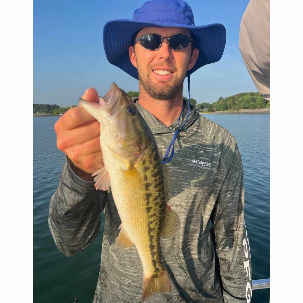 Jeff Taylor caught this spotted bass with his father Captain Rodger