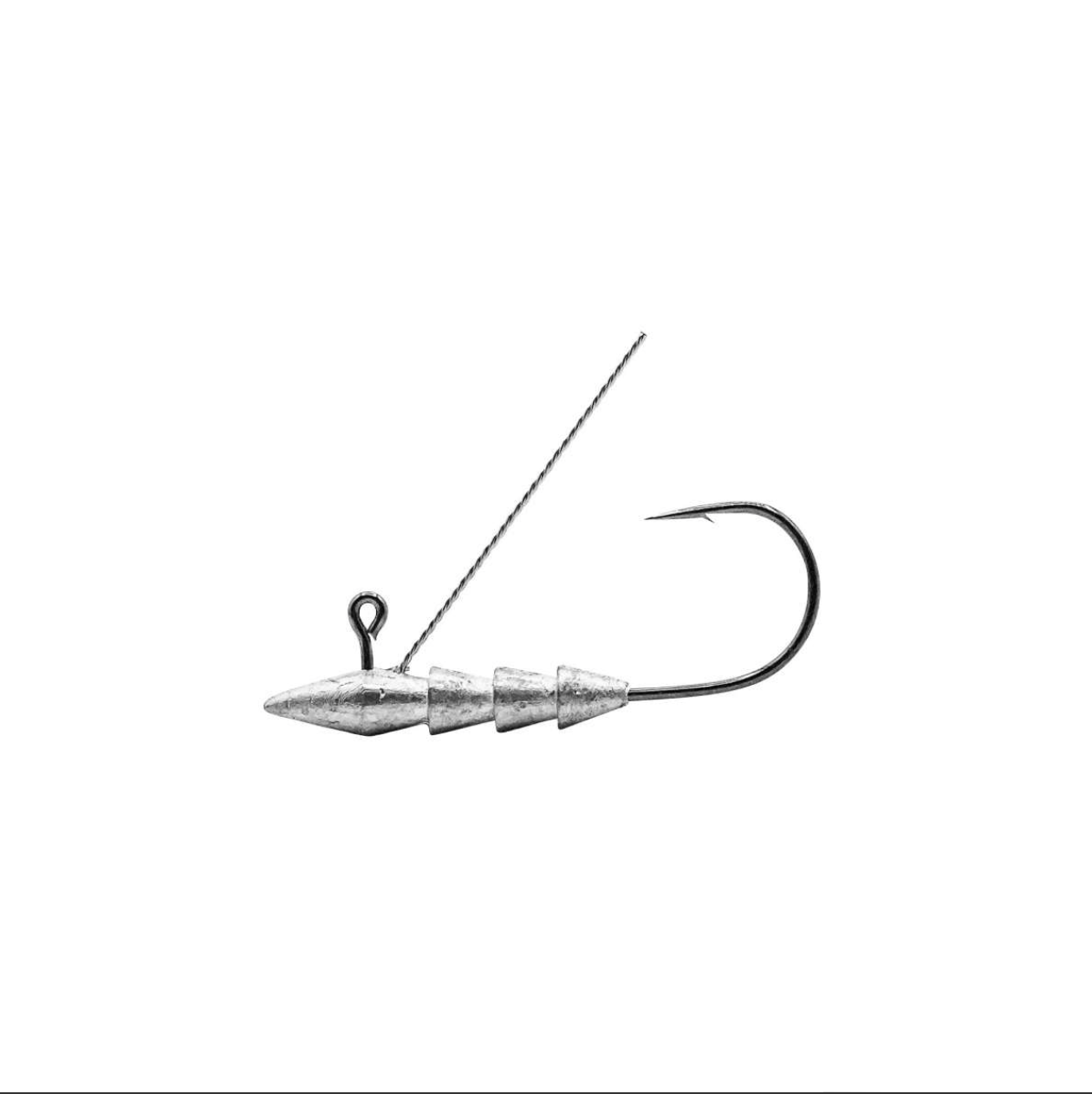 The Weedless Hover Rig has three key advantages: no wasted nail weights, a  smart method to lock your plastic on a 90-degree jig head, and