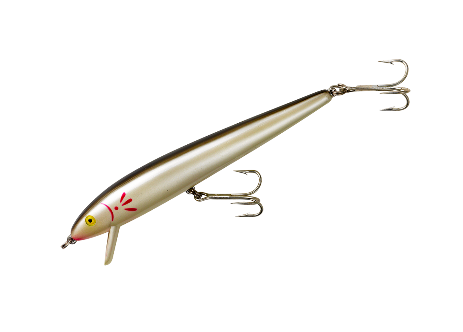 Streamer à brochet Whistler articulé rouge et blanc 4/0 Streamer à brochet Whistler articulé rouge et blanc 4/0