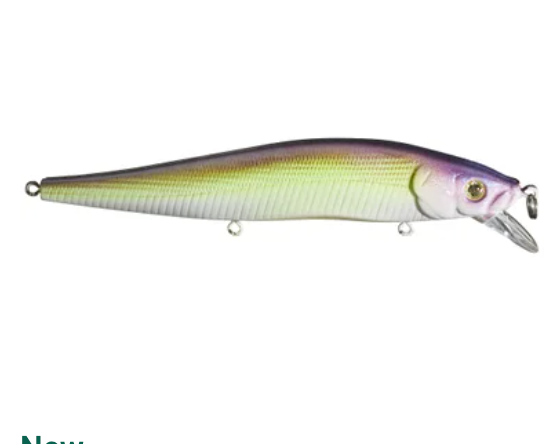 Luck E Strike STX 4,5'' 1/2 Oz Jerkbait Viola – Crankbait Affondante Con Rattle USA (NIP)