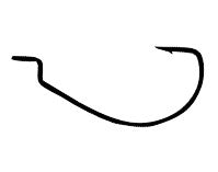 Eagle Claw Lazer Sharp Wide Gap Worm Hook - 6 pk - Angler's Headquarters