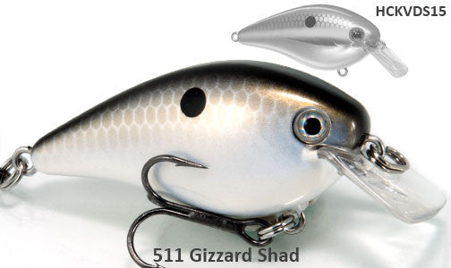 Strike King KVD HC Square Bill Silent Crankbait - Angler's Headquarters